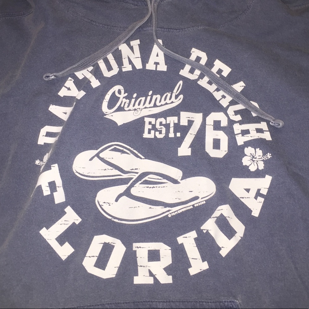 large beach sweatshirt